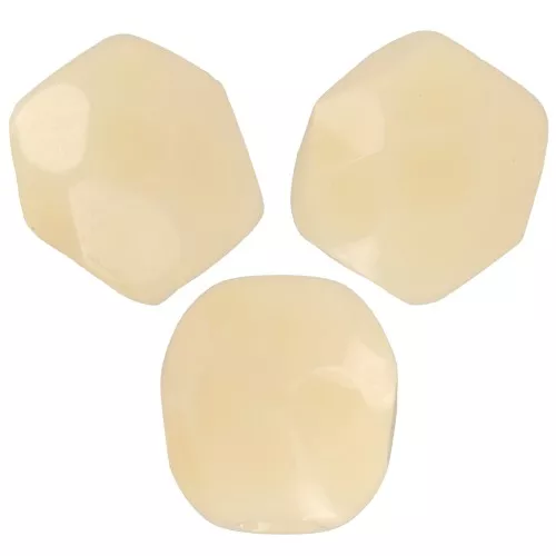 Fire Polished faceted round beads 6mm Beige x25