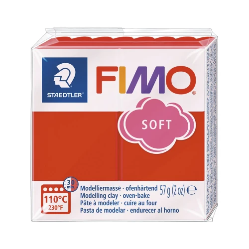Fimo Soft Polymer Clay 57gr Xmas red (n°2)