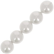 Pearl beads Swarovski 5810 6 mm White Pearl x10