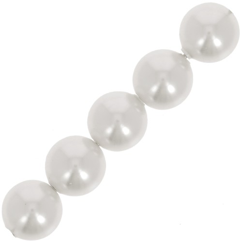 Pearl beads Swarovski 5810 6 mm White Pearl x10