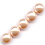 Swarovski 5810 8 mm Peach Pearl x5