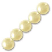 Swarovski 5810 Pearls 8mm Light Gold Pearl x5