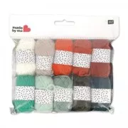 Minis Mix Made By Me cotton thread coils Christmas x10