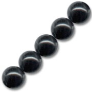 Swarovski 5810 Pearls 10mm Mystic Black Pearl x5
