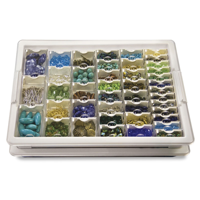 Assorted Bead Storage Tray - TRay and assorted boxes - Bead Storag