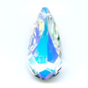 Crystal - Teardrop Swarovski 6100 24x12 mm Crystal AB x1 Teardrop Swarovski 6100 24x12 mm Crystal AB x1