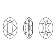 Cabochon Swarovski 4120 8x6 mm Aquamarine Ignite x1