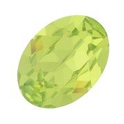 8x6mm Swarovski 4120 Oval Fancy Stone - Citrus Green x1