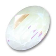 White Opal - Cabochon Swarovski 4120 14x10 mm White Opal Cabochon Swarovski 4120 14x10 mm White Opal