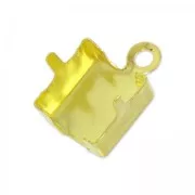 Terminator for strass chain 8 mm gold tone x 1