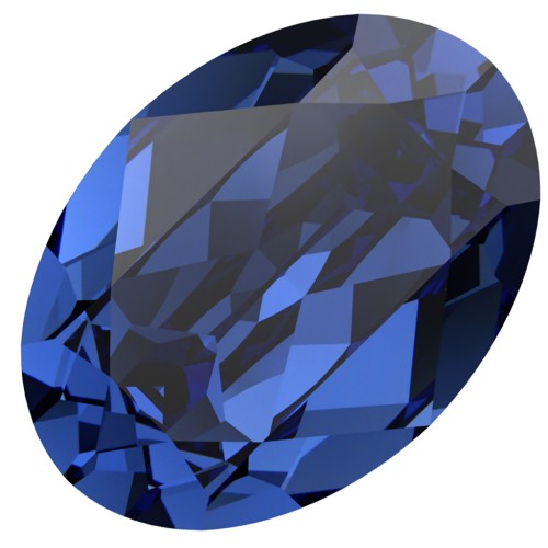 Cabochon Swarovski 4120 14x10 mm - ReCreated Dark Sapphire x1