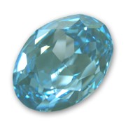 Swarovski 4120 Oval Fancy Stone 18x13mm Aquamarine