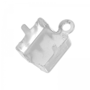 Terminator for strass chain 8 mm rodium x 1