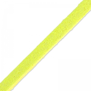 Ultra Suede lace 3x1.3mm neon yellow x 3m