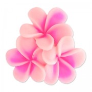 Resin cabochon flower 22mm Fuchsia x1|raw }}