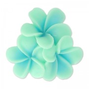 Resin cabochon flower 22mm Mint x1|raw }}