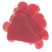 Resin cabochon flower 22mm Red x1