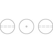 Swarovski 5810 12 mm Light Grey Pearl x4