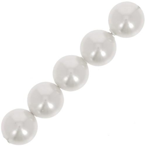 Pearl beads Swarovski 5810 12 mm White Pearl x4