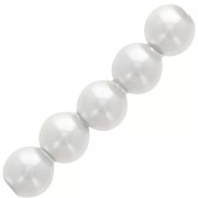 12mm Swarovski 5810 Pearl beads - Crystal Moonlight Pearl x4