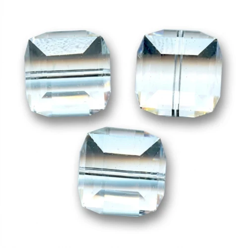 Swarovski 5601 4 mm Crystal cubes x8