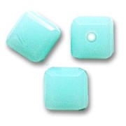 Swarovski 5601 Cubes 4mm Mint Alabaster x8