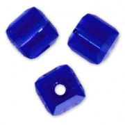 Majestic Blue - Cube Swarovski 5601 6 mm Majestic Blue x1 Cube Swarovski 5601 6 mm Majestic Blue x1