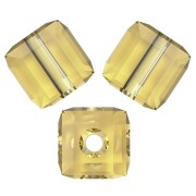 6mm Cube Swarovski 5601 - Reinvented Dark Jonquil x1|raw }}