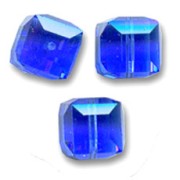 Swarovski 5601 Cube 8mm Sapphire x1