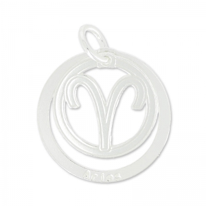 925 Sterling silver Aries Pendentif 18.5mm x1