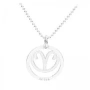 925 Sterling silver Aries Pendentif 18.5mm x1