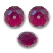 Swarovski 5040 Flat round 8mm Siam x1