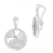 Setting pendant 1122 10 mm in 925 silver x1|raw }}