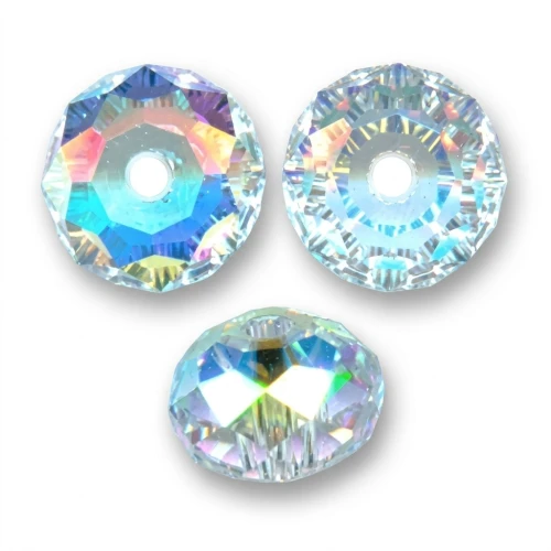 Round flat Swarovski 5040 12 mm Crystal AB x1
