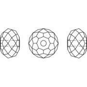 Round flat Swarovski 5041/A 18 mm Mosaic Sand Opal x1