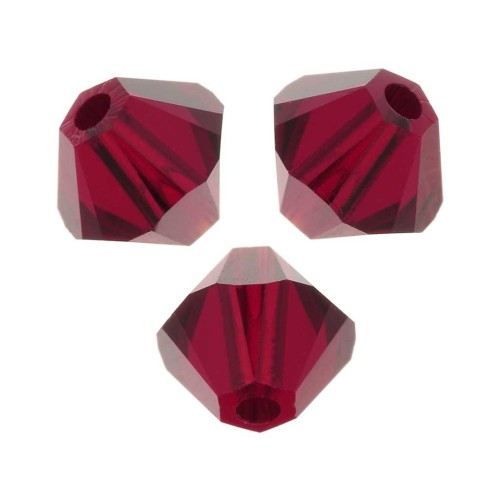 Swarovski crystal spinning tops - 5328 2.5 mm Siam x50