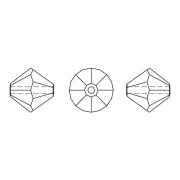 Swarovski crystal spinning tops - 5328 2.5 mm Siam x50