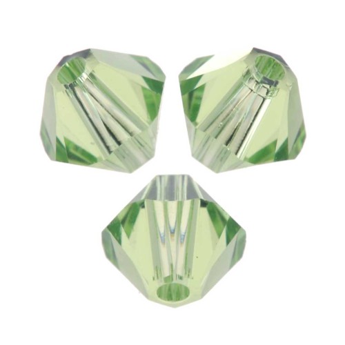 Swarovski - 5328 Crystal Bicones 2.5mm Peridot x50