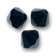 Swarovski - 5328 Crystal Bicones 2.5mm Jet x50