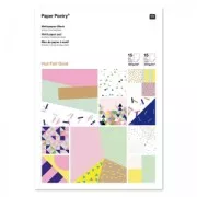 Poetry paper pad 21x30 cm Confetti Hot Foil x30 sheets