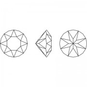 Cabochon Swarovski 1088 2.2 mm Smoked Topaz x50