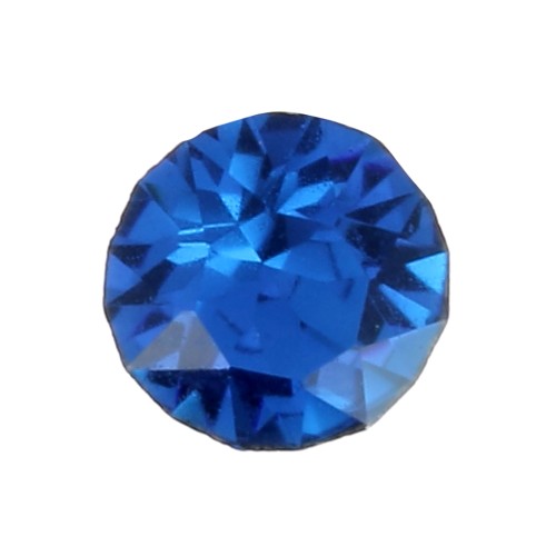 2.2mm Swarovski 1088 Round Stone - Capri Blue x50
