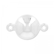 925 Sterling Silver round spacer 2 rings 13x8 mm x1|raw }}