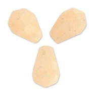 Beads Faceted drop in dyed jade 12x8 mm Light Peach x4|raw }}