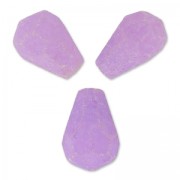 Beads Faceted drop en jade teinté 12x8 mm Violet x4|raw }}