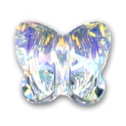PureCrystal 5754 Butterfly 10mm Crystal AB x1