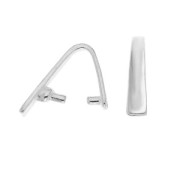 925 Sterling Silver Pendant Holder 9 mm x1