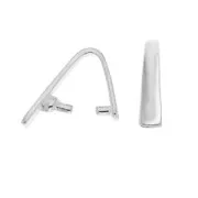 925 Sterling Silver Pendant Holder 9 mm x1