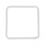 925 Sterling Silver square spacer 18 mm x1