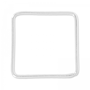 925 Sterling Silver square spacer 18 mm x1